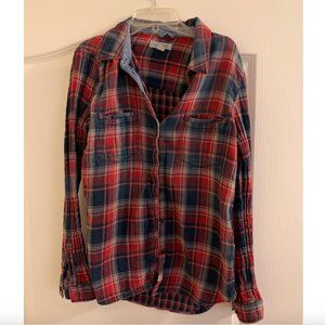 Treasure & Bond Plaid Flannel Size M